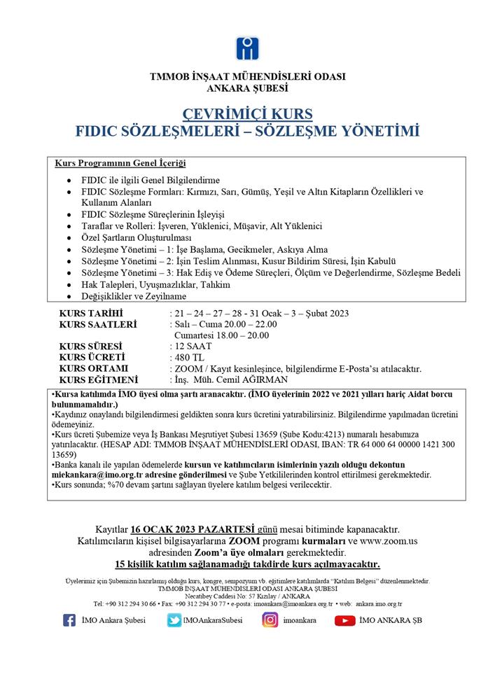 Bilgi Afişi - FIDIC Sözleşmeleri Sözleşme Yönetimi Eğitimi.jpg